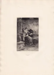 François Flameng - Victor Hugo - Kongen morer sig