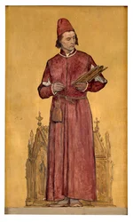 Maleren Hans Memling (olie på lærred)
