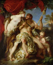 Hercules og Omphale, 1724