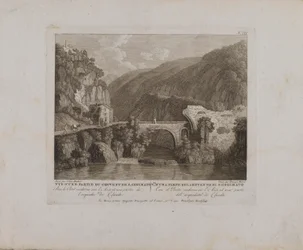 Udsigt over en del af S. Cosimato-klosteret (nr. III)