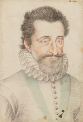 Tegnet portræt af kong Henry IV