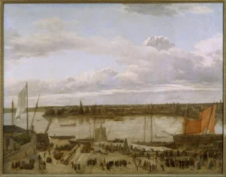 Udsigt over havnen i Nantes