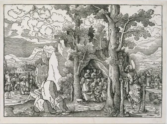 Scener fra Johannes Døberens liv, ca. 1522.