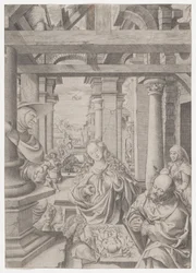 Hyrdernes tilbedelse, ca. 1522-25.