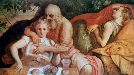 Lot og hans døtre, ca. 1550