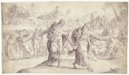 Josua får ammonitternes fem konger henrettet History of Joshua (serietitel)