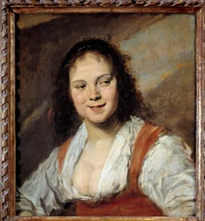 La Bohemienne Maleri af Frans Hals l
