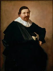 Portræt af Lucas de Clercq, belgisk købmand af væveprodukter. Maleri af Frans Hals (1580-1666), ca. 1627. Olie på lærred. Mål: 126,5 x 93 cm. Amsterdam, Rijksmuseum