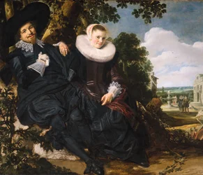 Portræt af et par, sandsynligvis Isaac Abrahamsz Massa og Beatrix van der Laen
