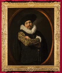 Portræt af en mand, muligvis Isaac Abrahamsz. Massa, ca. 1622 (olie på lærred på træpanel)