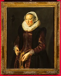 Portræt af en kvinde, ca. 1611 (olie på træpanel)