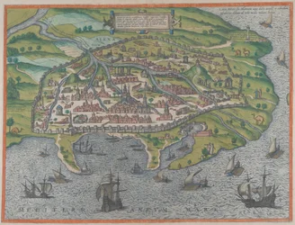 Kort over Alexandria, 1575