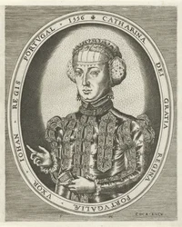 Portræt af Katarina af Habsburg Portrætter af konger, dronninger, prinser og prinsesser (serietitel)