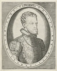 Portræt af Karl V af Habsburg eller Filip II af Spanien Portrætter af konger, dronninger, prinser og prinsesser (serietitel)