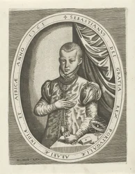 Portræt af Sebastian I af Portugal Portrætter af konger, dronninger, prinser og prinsesser (serietitel)