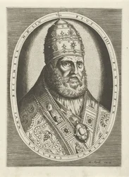 Portræt af pave Pius IV Portrætter af konger, dronninger, prinser og prinsesser (serietitel)