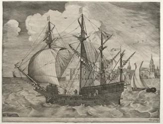Sejlfartøjer: Bevæbnet fire-skibsfører ud på havet, 1561-65.