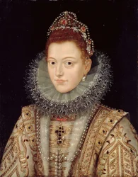 Portræt af Isabella Clara Eugenia (1566-1633) ca. 1599