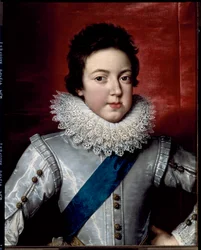Portræt af Ludvig XIII, konge af Frankrig og Navarra, ca. 1616 (maleri)
