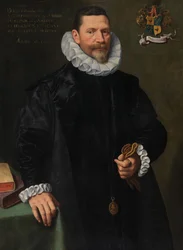 Portræt af Petrus Richardus (olie på panel)
