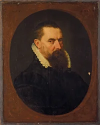 Portræt af en skægget herre, 1574