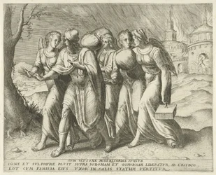 Lot Verlaat Sodom Med hævn med medfølelse)) på objekt) Geschiedems Van Lot (Series Titel)