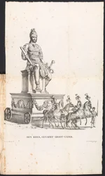 Kæmpefarfar i processionen for Saint Rumbold, 1825 Den Reuse, kaldet bedstefar (titel på objekt)