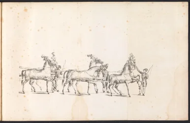 Spændvidden af ​​den første flåd i processionen til Saint Rombout, 1825