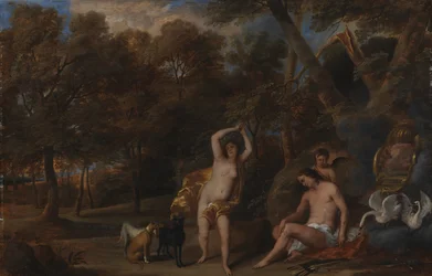 Venus begræder den dræbte Adonis