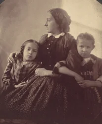 Hermine, Marie og Marie Antoine., 1850