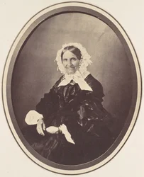 [Portræt af en ældre kvinde], 1850