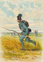 Soldat med bajonet