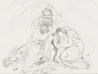 Der Tod des Oedipus Ødipus død, 1806.