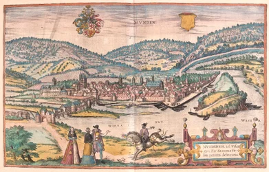 Munden, Tyskland (gravering