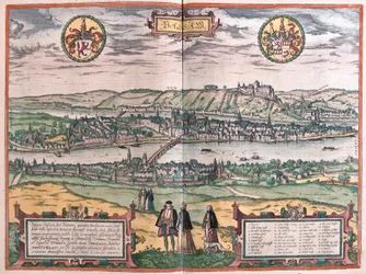 Passau, Tyskland (gravering