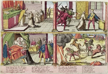 Mordet på Henrik III (1551-89) og henrettelsen af hans morder, Jacques Clément (1564-89), 1589-92