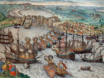 Erobringen af La Goulette og Tunis af Charles V