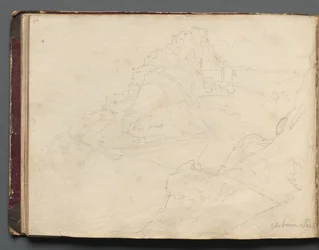 Album med udsigt over Rom og omgivelser, Landskabsstudier, side 20b: Cervera.