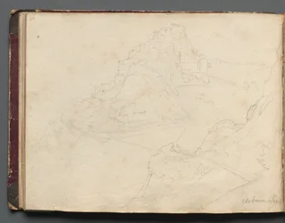 Album med udsigt over Rom og omgivelser, Landskabsstudier, side 20b: "Cervera"