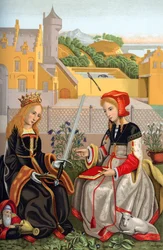 St. Catherine og St. Agnes, 1400-tallet, 1870