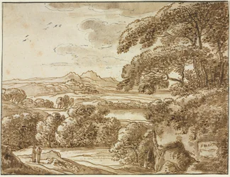 Landskab, c 1780.