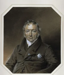 Portræt af Friedrich Christian Adolf von Motz
