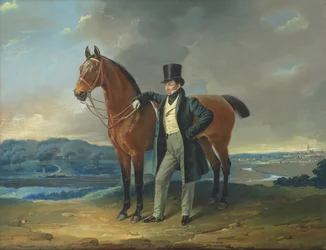 Wilhelm Christian Benecke von Groditzberg, 1828 (pastel på papir lagt ned på lærred)