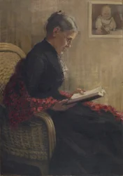 Portræt af kunstnerens mor