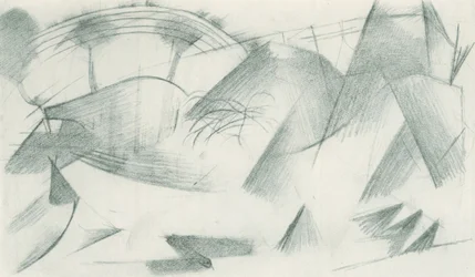 Franz Marc - Skitsebog fra marken - Blad 33