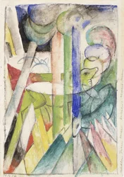 Bjergged; Bergziegen, 1914