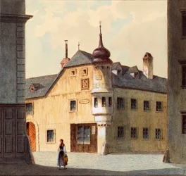 Det gamle hus i den nye bygning i Wien