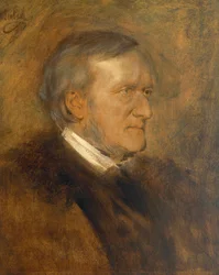 Tyskland, Portræt af Wilhelm Richard Wagner (1813 - 1883), tysk komponist, librettist, dirigent og essayst