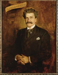 Johann Strauss søn ... (maleri på lærred)
