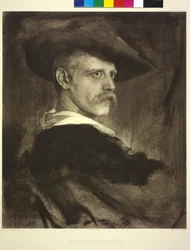 Maleri af Franz von Lenbach Fridtjof Nansen